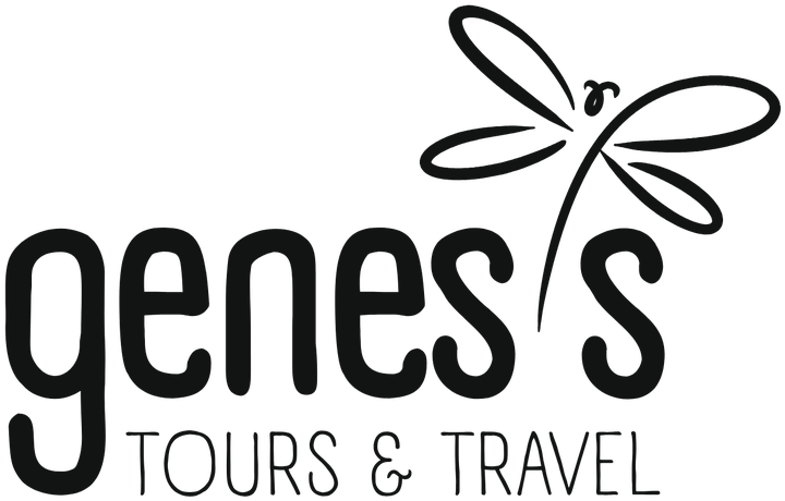 Genesis Tours & Travel logo, dark
