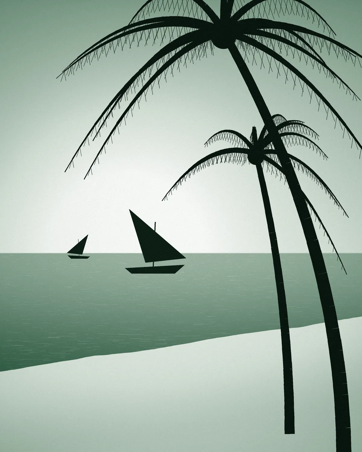 Zanzibar dhows (illustration)